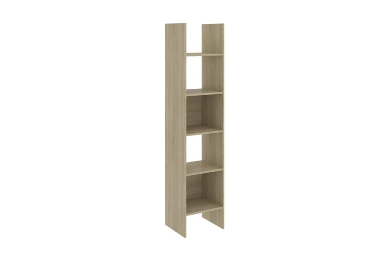 Bokhylla sonoma-ek 40x35x180 cm spånskiva - Brun - Förvaring - Hylla - Bokhylla