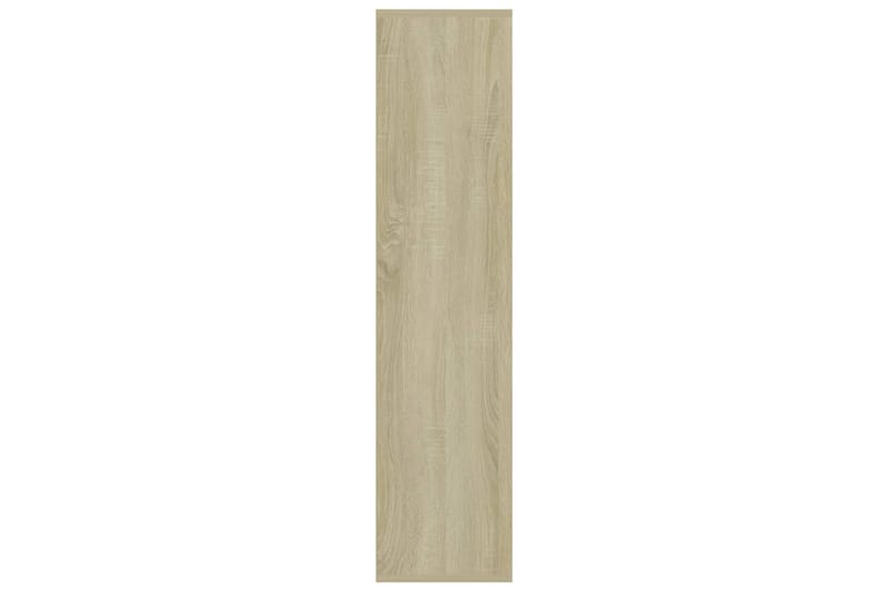 Bokhylla sonoma-ek 50x25x106 cm spånskiva - Brun - Förvaring - Hylla - Bokhylla