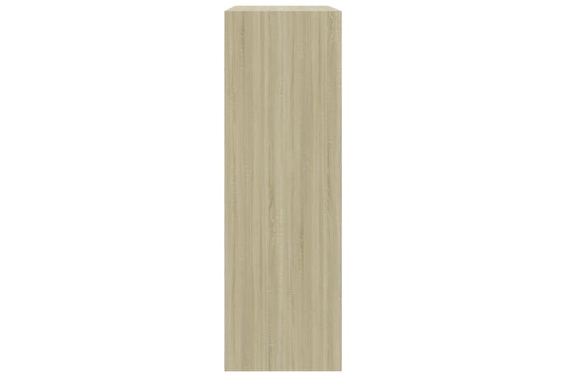 Bokhylla sonoma-ek 60x24x74,5 cm spånskiva - Brun - Förvaring - Hylla - Bokhylla