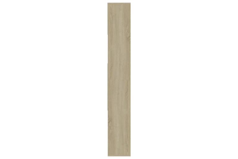Bokhylla sonoma-ek 67x24x161 cm spånskiva - Brun - Förvaring - Hylla - Bokhylla
