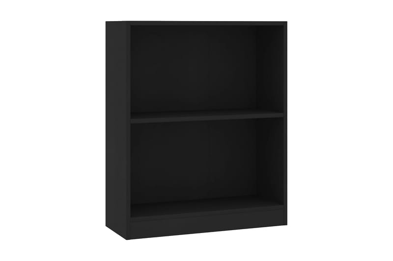 Bokhylla svart 60x24x74,5 cm spånskiva - Svart - Förvaring - Hylla - Bokhylla