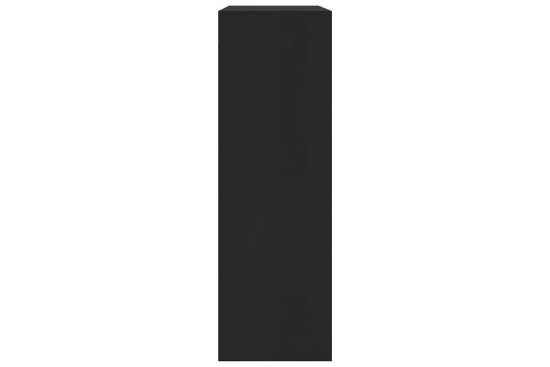 Bokhylla svart 60x24x74,5 cm spånskiva - Svart - Förvaring - Hylla - Bokhylla