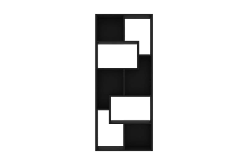 Bokhylla svart 67x24x161 cm spånskiva - Svart - Förvaring - Hylla - Bokhylla