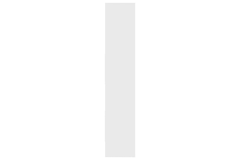 Bokhylla vit 40x35x180 cm spånskiva - Vit - Förvaring - Hylla - Bokhylla