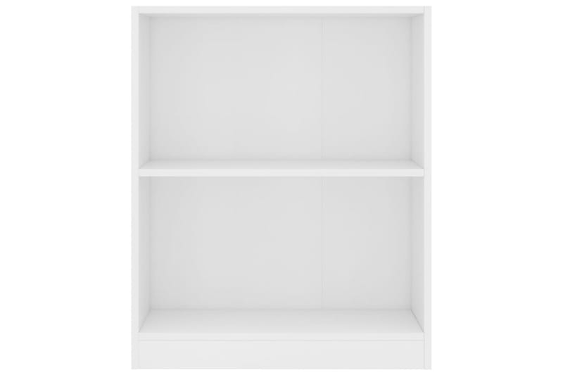 Bokhylla vit 60x24x74,5 cm spånskiva - Vit - Förvaring - Hylla - Bokhylla