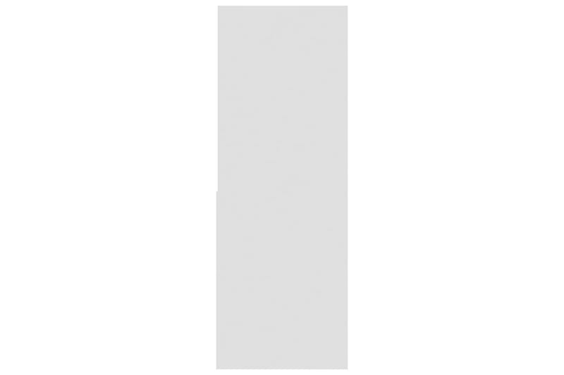 Bokhylla vit 67x24x161 cm spånskiva - Vit - Förvaring - Hylla - Bokhylla