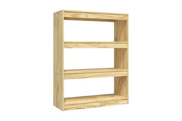 Bokhylla/Rumsavdelare 100x30x103 cm furu