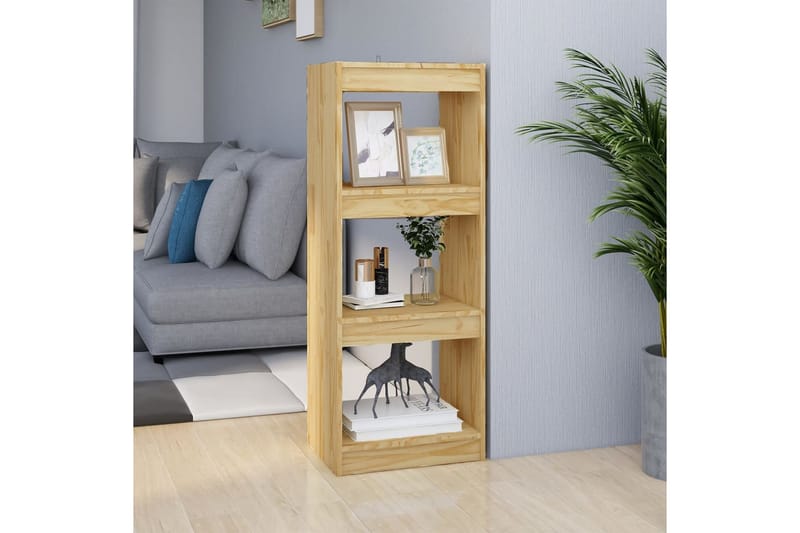 Bokhylla/Rumsavdelare 40x30x103,5 cm furu - Brun - Förvaring - Hylla - Bokhylla