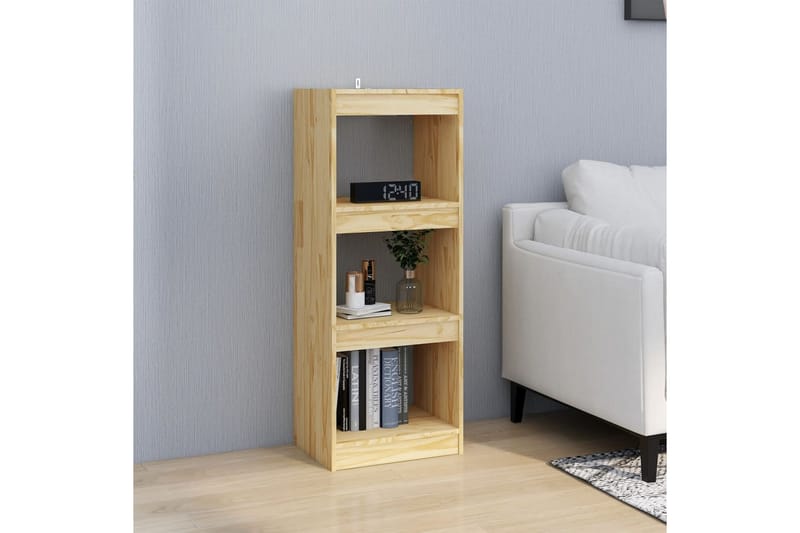 Bokhylla/Rumsavdelare 40x30x103,5 cm furu - Brun - Förvaring - Hylla - Bokhylla