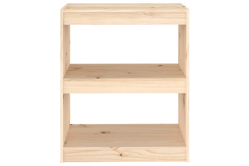 Bokhylla/rumsavdelare 60x30x71,5 cm massiv furu - Trä - Förvaring - Hylla - Bokhylla