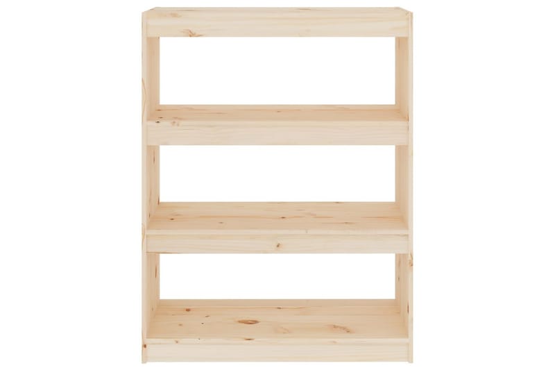 Bokhylla/rumsavdelare 80x30x103,5 cm massiv furu - Trä - Förvaring - Hylla - Bokhylla