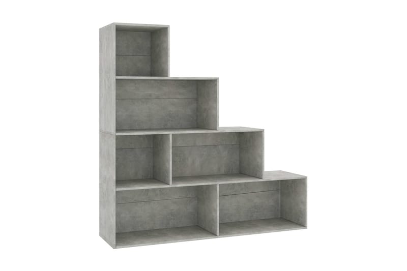 Bokhylla/Rumsavdelare betonggrå 155x24x160 cm spånskiva - Betonggrå - Förvaring - Hylla - Bokhylla