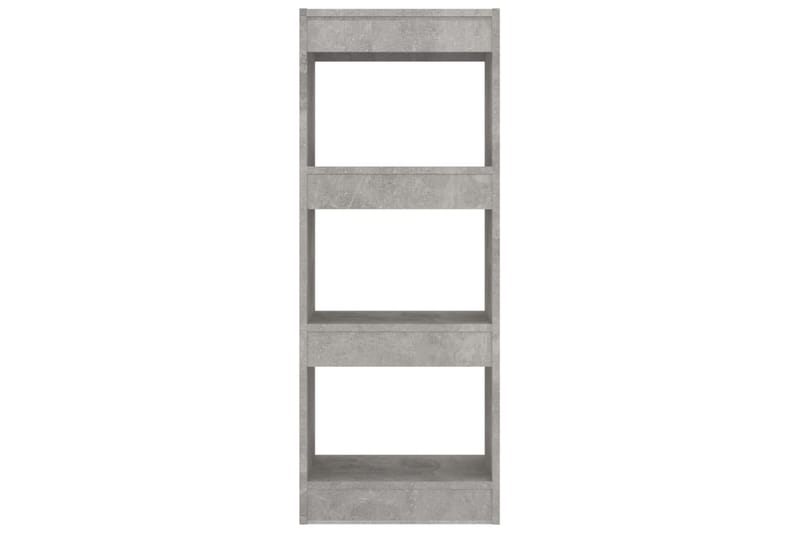 Bokhylla/Rumsavdelare betonggrå 40x30x103 cm spånskiva - Grå - Förvaring - Hylla - Bokhylla