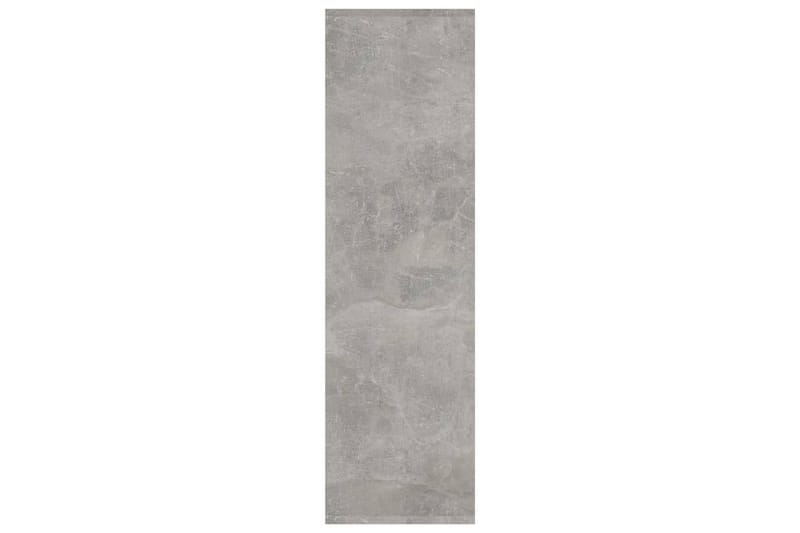 Bokhylla/Rumsavdelare betonggrå 40x30x103 cm spånskiva - Grå - Förvaring - Hylla - Bokhylla