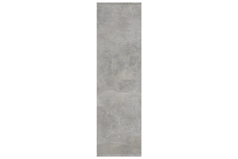 Bokhylla/rumsavdelare betonggrå 60x30x103 cm spånskiva - Grå - Förvaring - Hylla - Bokhylla