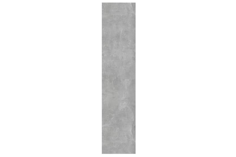 Bokhylla/Rumsavdelare betonggrå 60x30x135 cm konstruerat trä - Grå - Förvaring - Hylla - Bokhylla