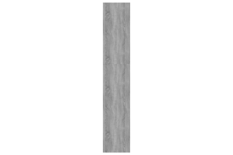 Bokhylla/Rumsavdelare betonggrå 60x30x166 cm spånskiva - Grå - Förvaring - Hylla - Bokhylla