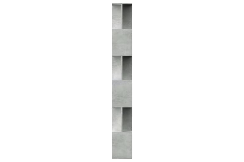 Bokhylla/Rumsavdelare betonggrå 80x24x192 cm spånskiva - Grå - Förvaring - Hylla - Bokhylla