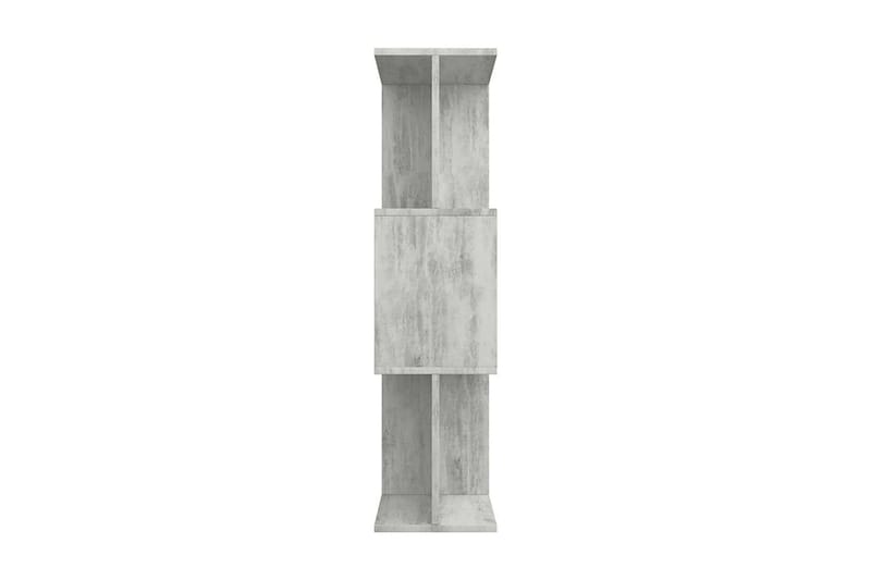Bokhylla/Rumsavdelare betonggrå 80x24x96 cm spånskiva - Grå - Förvaring - Hylla - Bokhylla