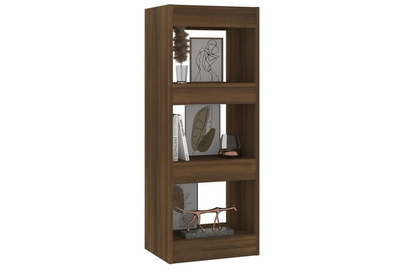 Bokhylla/Rumsavdelare brun ek 40x30x103 cm spånskiva - Brun - Förvaring - Hylla - Bokhylla