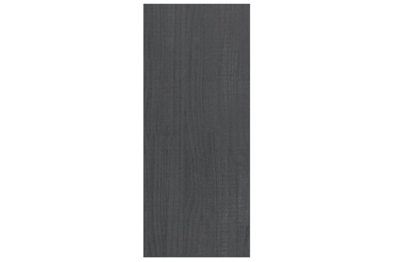 Bokhylla/Rumsavdelare grå 100x30x71,5 cm furu - Grå - Förvaring - Hylla - Bokhylla