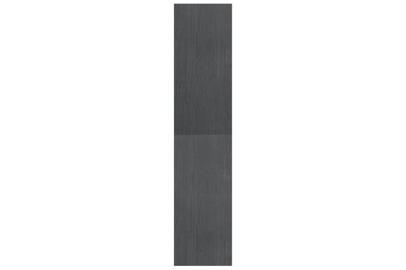 Bokhylla/Rumsavdelare grå 40x30x135,5 cm furu - Grå - Förvaring - Hylla - Bokhylla