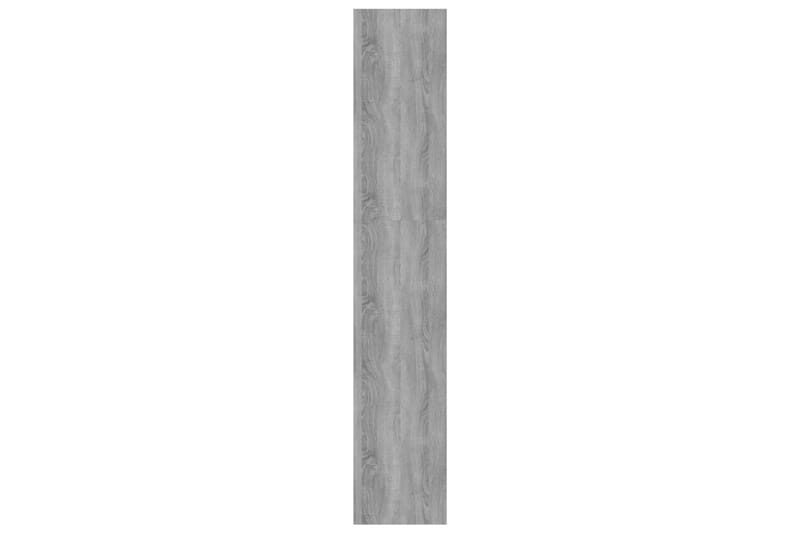 Bokhylla/Rumsavdelare grå  sonoma-ek 60x30x166 cm spånskiva - Grå - Förvaring - Hylla - Bokhylla