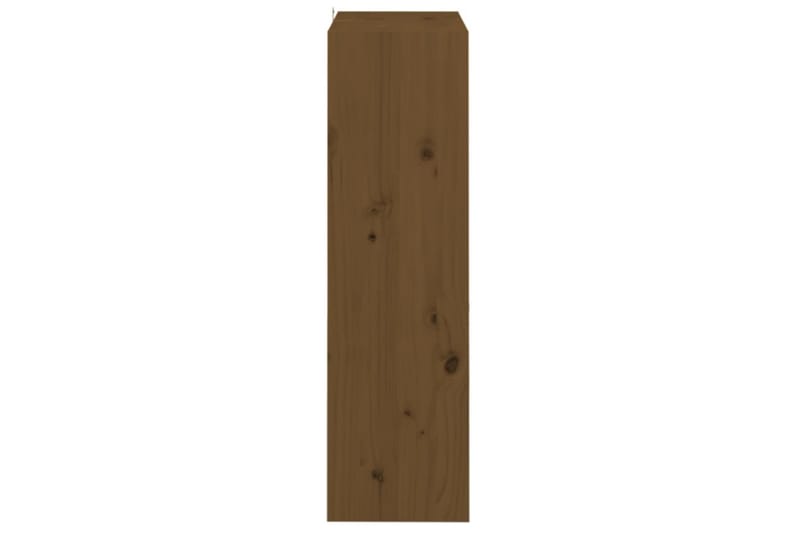 Bokhylla/rumsavdelare honungsbrun 60x30x103,5 cm furu - Honung - Förvaring - Hylla - Bokhylla