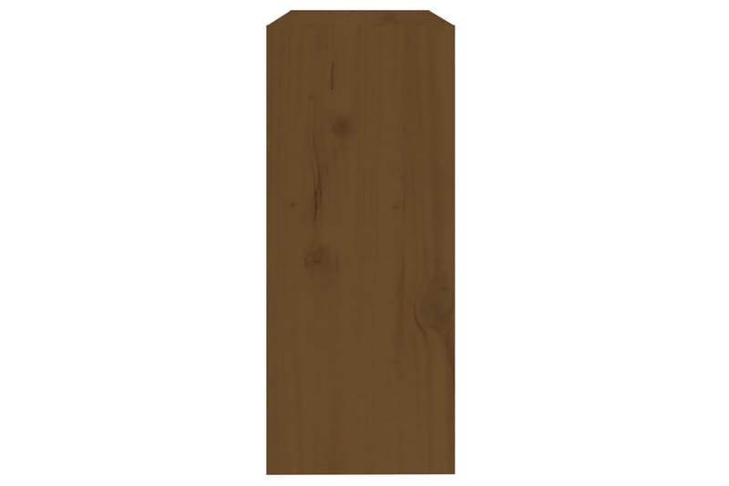 Bokhylla/Rumsavdelare honungsbrun 60x30x71,5 cm massiv furu - Honung - Förvaring - Hylla - Bokhylla