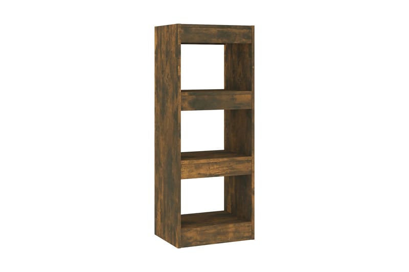 Bokhylla/Rumsavdelare rökfärgad ek 40x30x103 cm spånskiva - Brun - Förvaring - Hylla - Bokhylla