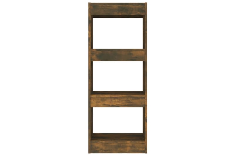 Bokhylla/Rumsavdelare rökfärgad ek 40x30x103 cm spånskiva - Brun - Förvaring - Hylla - Bokhylla