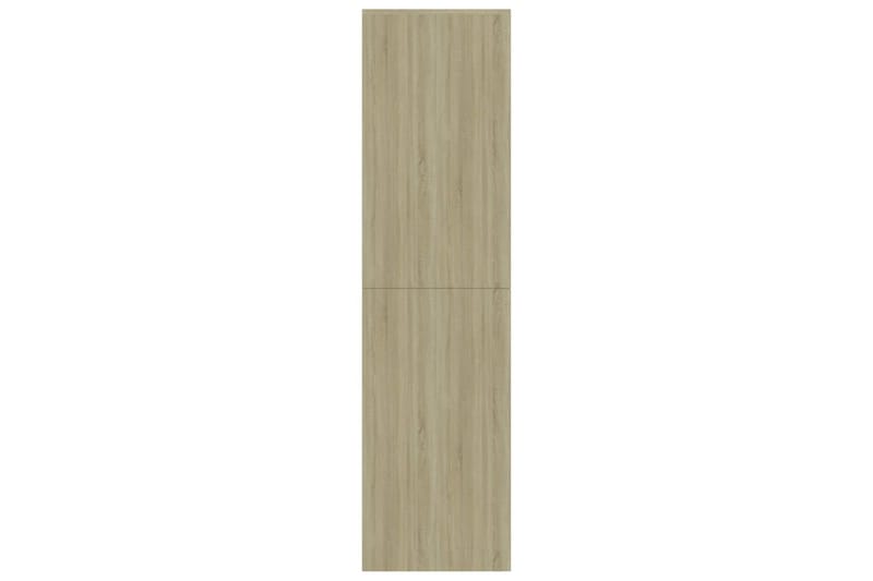Bokhylla/Rumsavdelare sonoma-ek 155x24x160 cm spånskiva - Brun - Förvaring - Hylla - Bokhylla