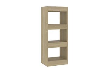 Bokhylla/Rumsavdelare sonoma-ek 40x30x103 cm spånskiva