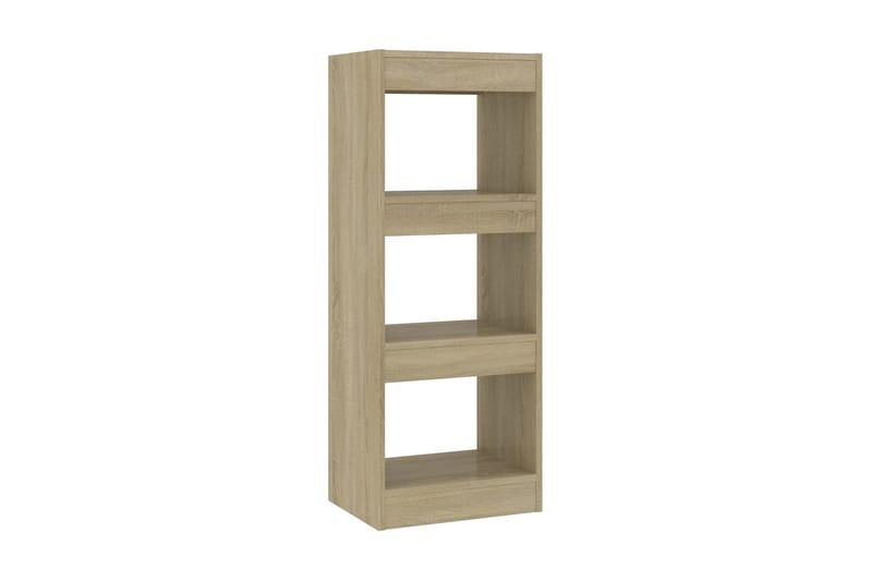 Bokhylla/Rumsavdelare sonoma-ek 40x30x103 cm spånskiva - Brun - Förvaring - Hylla - Bokhylla