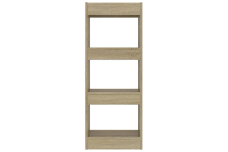 Bokhylla/Rumsavdelare sonoma-ek 40x30x103 cm spånskiva - Brun - Förvaring - Hylla - Bokhylla