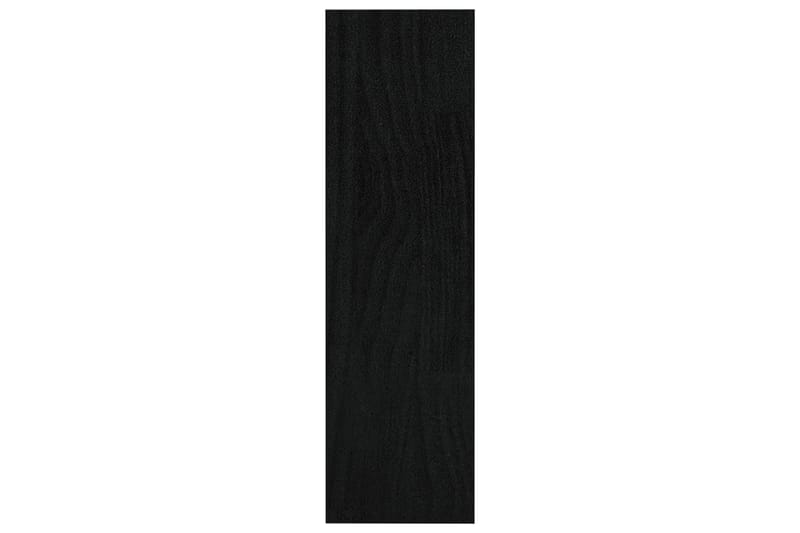 Bokhylla/Rumsavdelare svart 100x30x103 cm furu - Svart - Förvaring - Hylla - Bokhylla