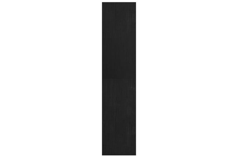 Bokhylla/Rumsavdelare svart 40x30x135,5 cm furu - Svart - Bokhylla