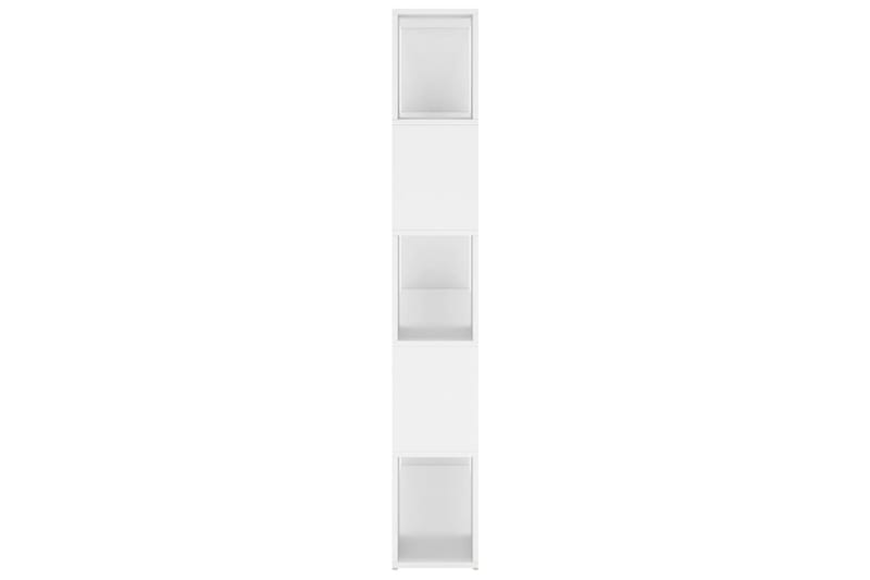 Bokhylla/rumsavdelare vit 100x24x155 cm spånskiva - Vit - Förvaring - Hylla - Bokhylla