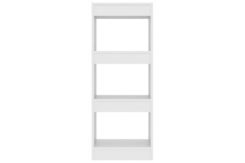 Bokhylla/Rumsavdelare vit 40x30x103 cm spånskiva - Vit - Förvaring - Hylla - Bokhylla