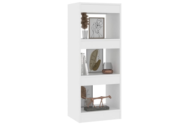 Bokhylla/Rumsavdelare vit 40x30x103 cm spånskiva - Vit - Förvaring - Hylla - Bokhylla