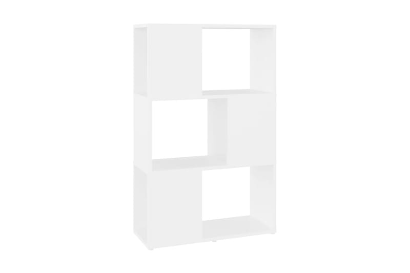 Bokhylla/Rumsavdelare vit 60x24x94 cm spånskiva - Vit - Förvaring - Hylla - Bokhylla