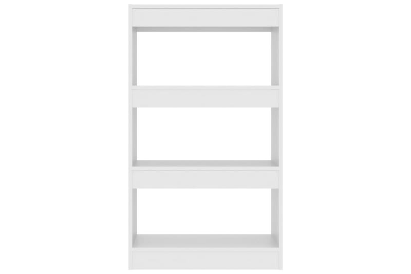 Bokhylla/Rumsavdelare vit 60x30x103 cm spånskiva - Vit - Förvaring - Hylla - Bokhylla