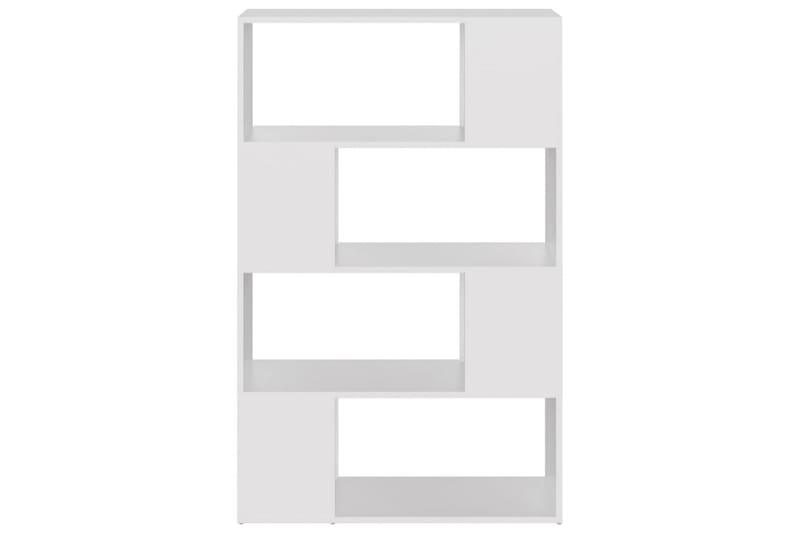 Bokhylla/Rumsavdelare vit 80x24x124,5 cm spånskiva - Vit - Förvaring - Hylla - Bokhylla