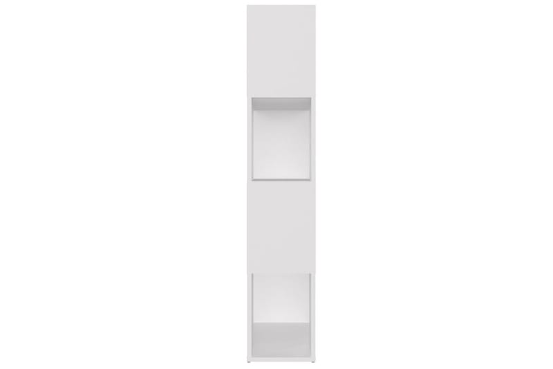 Bokhylla/Rumsavdelare vit 80x24x124,5 cm spånskiva - Vit - Förvaring - Hylla - Bokhylla
