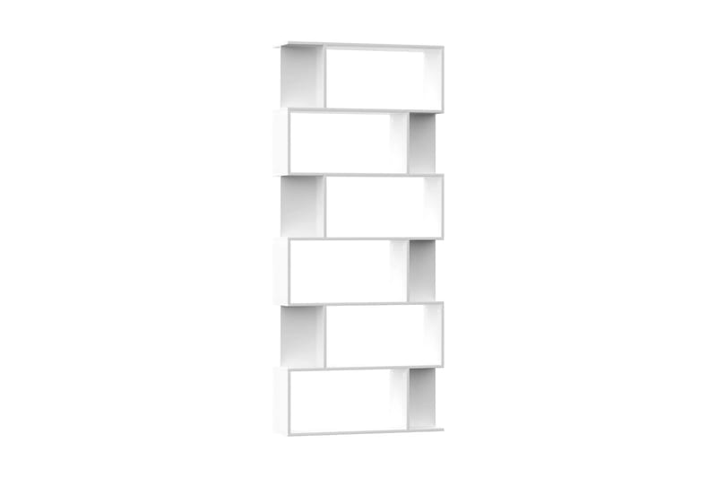 Bokhylla/Rumsavdelare vit 80x24x192 cm spånskiva - Vit - Förvaring - Hylla - Bokhylla