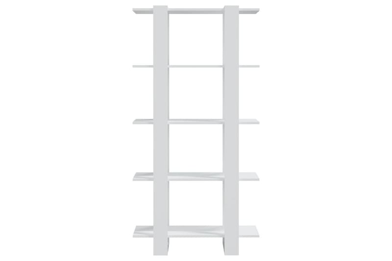 Bokhylla/Rumsavdelare vit 80x30x160 cm spånskiva - Vit - Förvaring - Hylla - Bokhylla