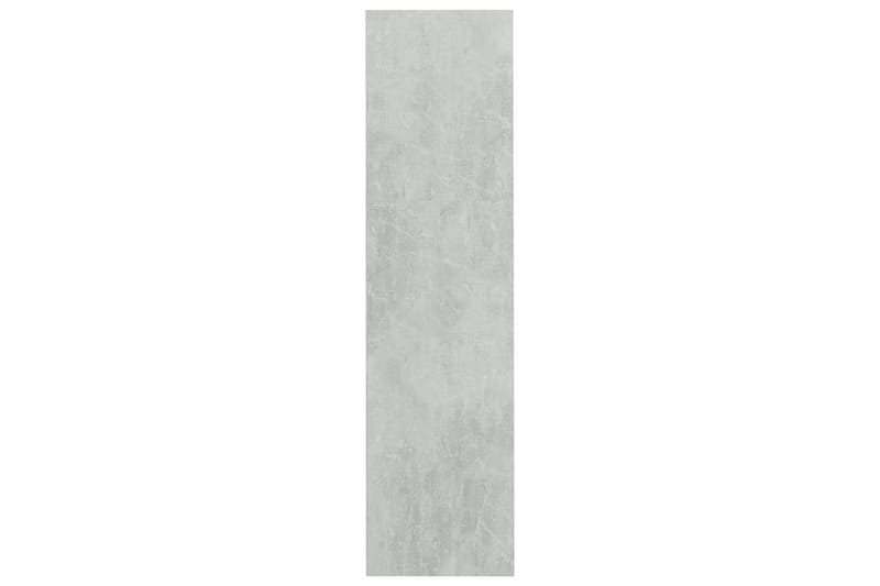 Bokhylla/TV-bänk betonggrå 36x30x114 cm spånskiva - Grå - Förvaring - Hylla - Bokhylla