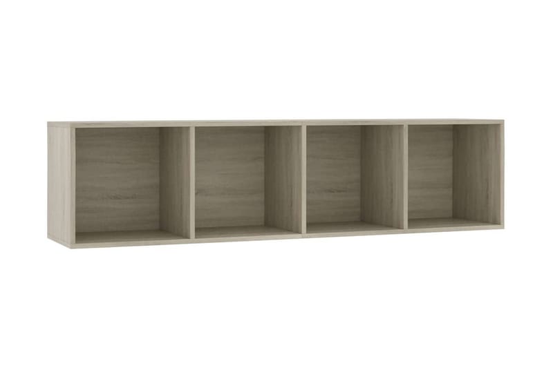 Bokhylla/TV-bänk sonoma-ek 143x30x36 cm - Brun - Förvaring - Hylla - Bokhylla