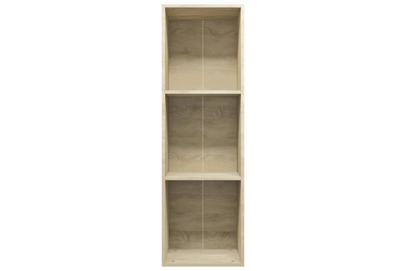 Bokhylla/TV-bänk sonoma-ek 36x30x114 cm spånskiva - Brun - Förvaring - Hylla - Bokhylla