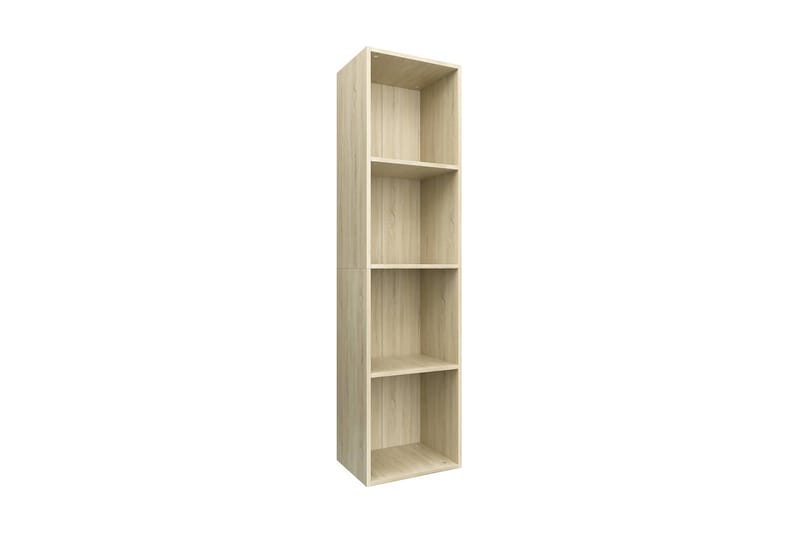 Bokhylla/TV-bänk sonoma-ek 36x30x143 cm spånskiva - Brun - Förvaring - Hylla - Bokhylla